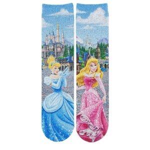 Disney Parks Princess Sparkly Socks S